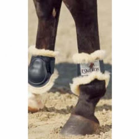 Fetlock boots sheepskin lined pony