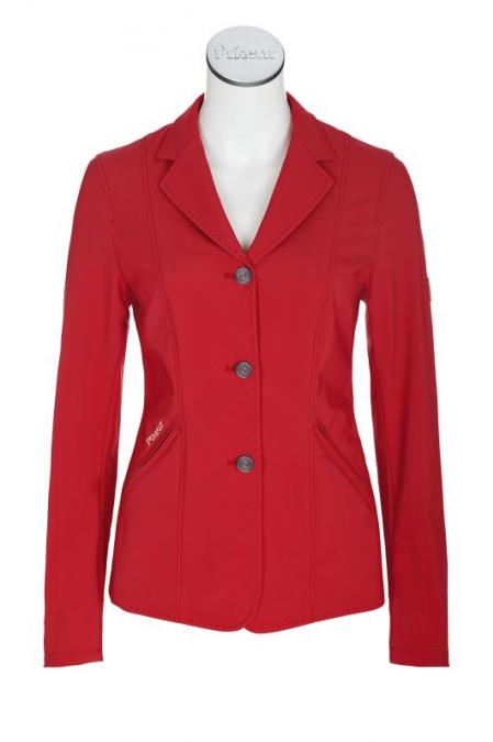red showjumping jacket
