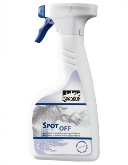 Spot Off cleaning spray for grey horses